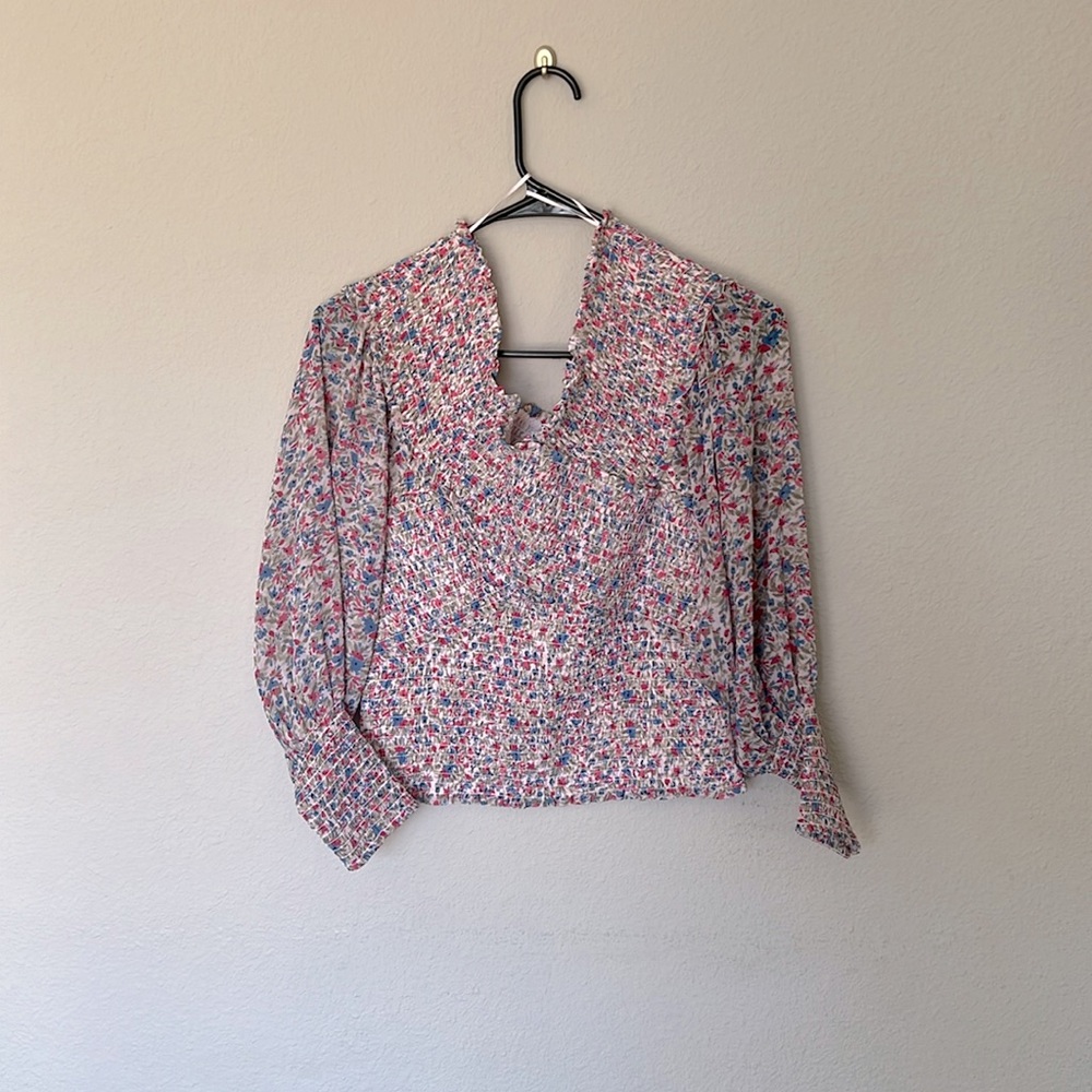 Bb Dakota off shoulder floral top